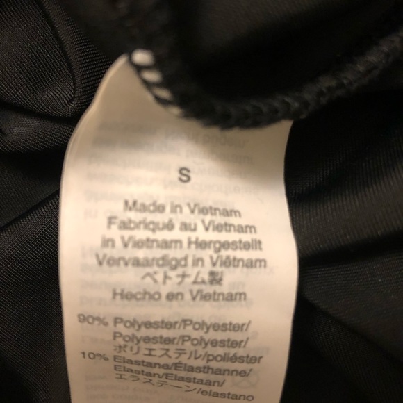 Black velvet sleeveless mock neck top, small. Matching pants sold separately - Picture 5 of 5